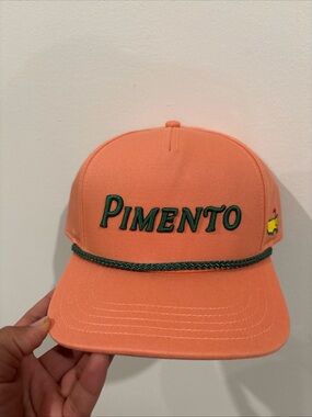 2026 Masters Pimento Hat with Green Embroidery Brand NWT